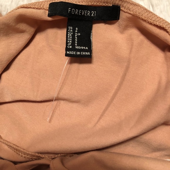 NWOT Forever 21 tan body suit - Picture 3 of 4